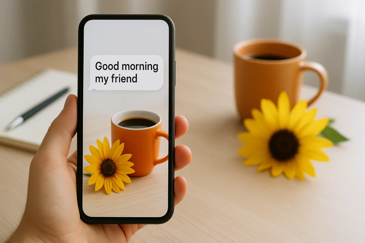 Cosa inserire in un messaggio di buongiorno per un amico lontano? I dettagli che accorciano le distanze